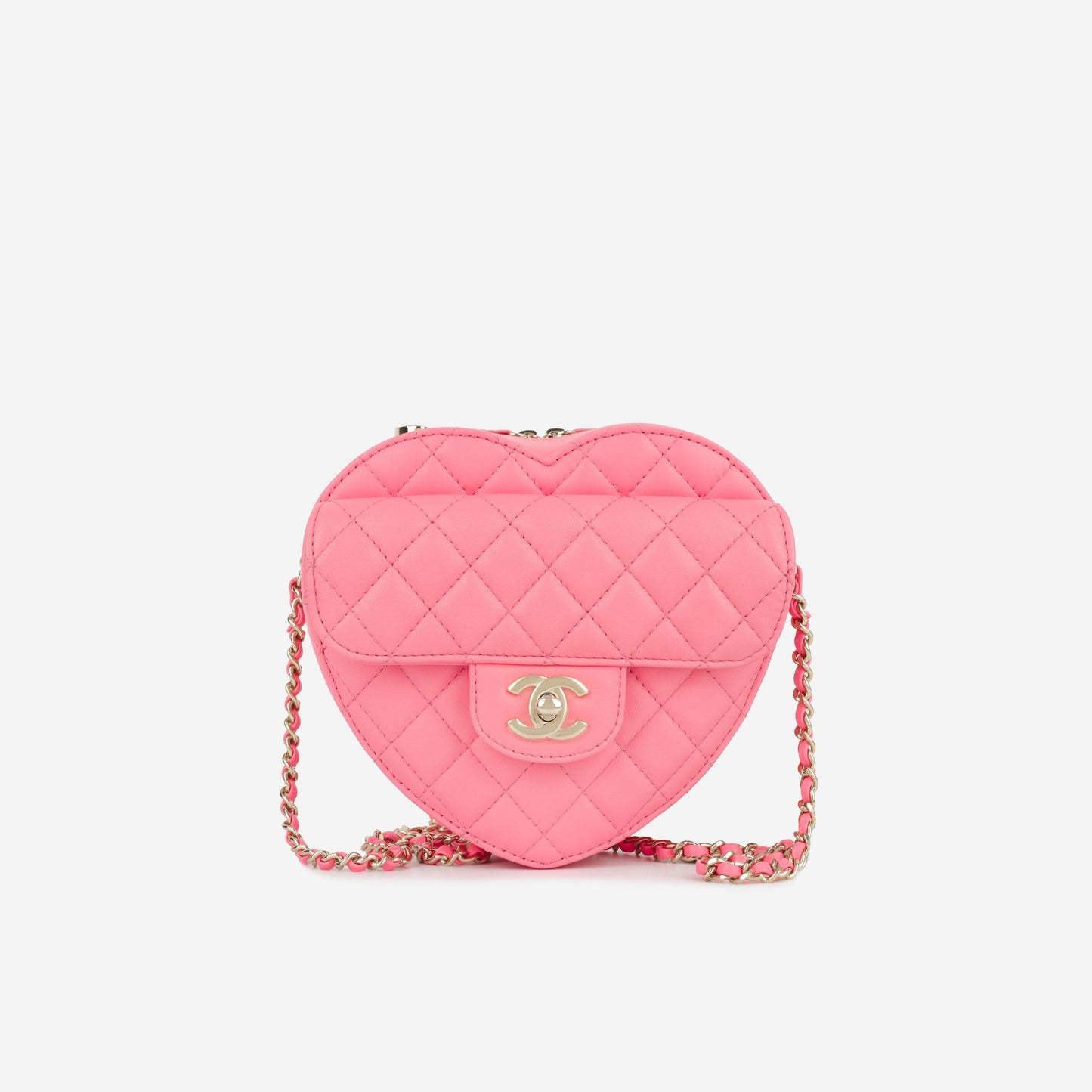 Chanel Luxury Lambskin Gold Handbag Style 11