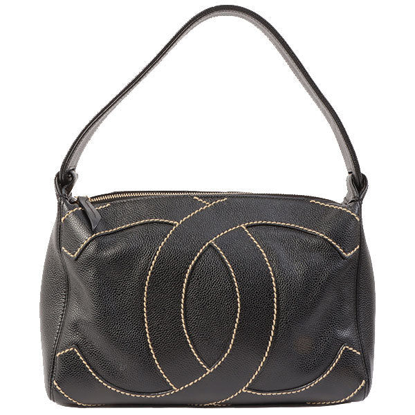 Chanel Around 2005 Made Caviar Skin Shoulder Bag - Rovelle Bags