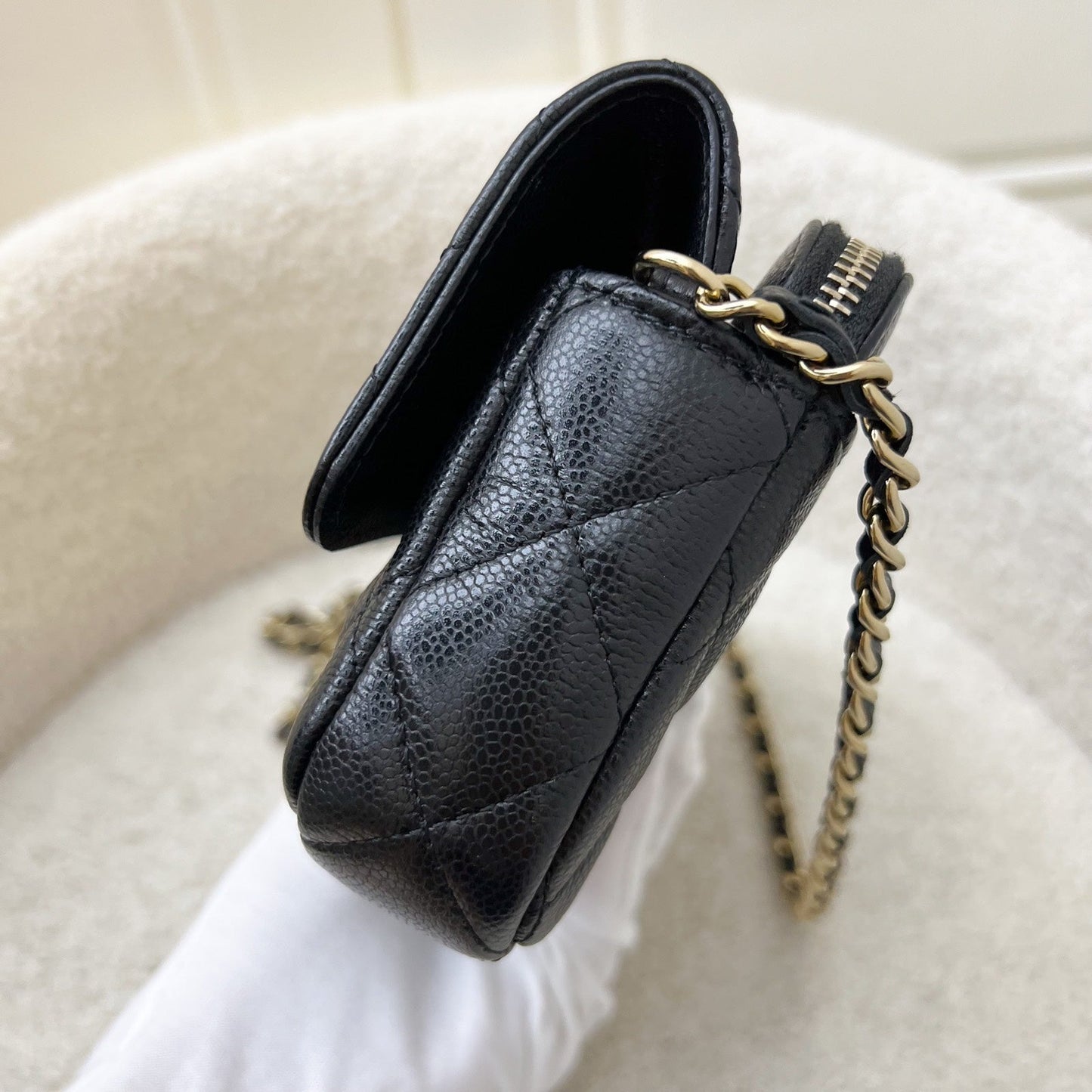 Chanel Phone Holder / Wallet On Crossbody Bag - Rovelle Bags