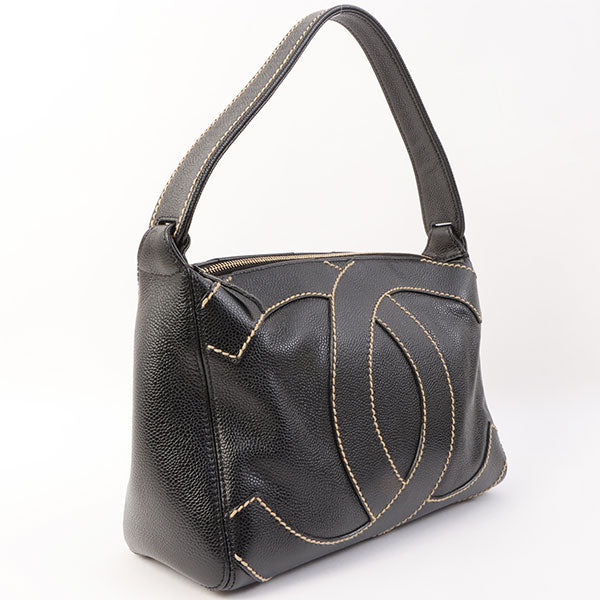 Chanel Around 2005 Made Caviar Skin Shoulder Bag - Rovelle Bags