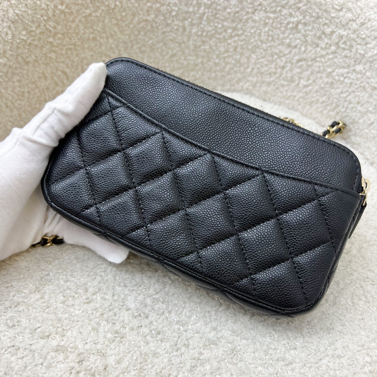 Chanel Phone Holder / Wallet On Crossbody Bag - Rovelle Bags