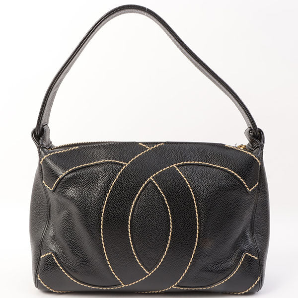 Chanel Around 2005 Made Caviar Skin Shoulder Bag - Rovelle Bags