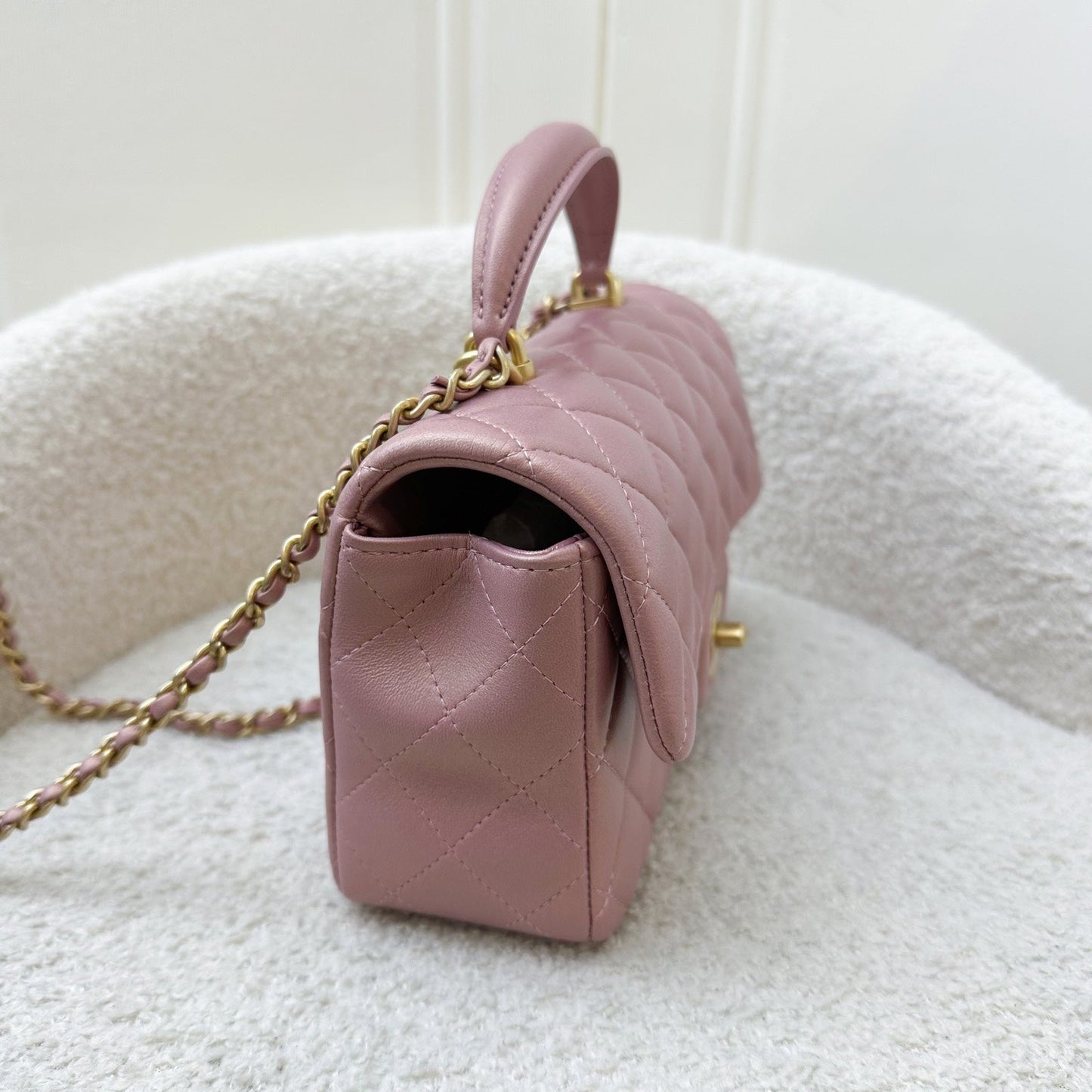 Chanel Top Handle Mini Rectangle Flap Flap Bag - Rovelle Bags