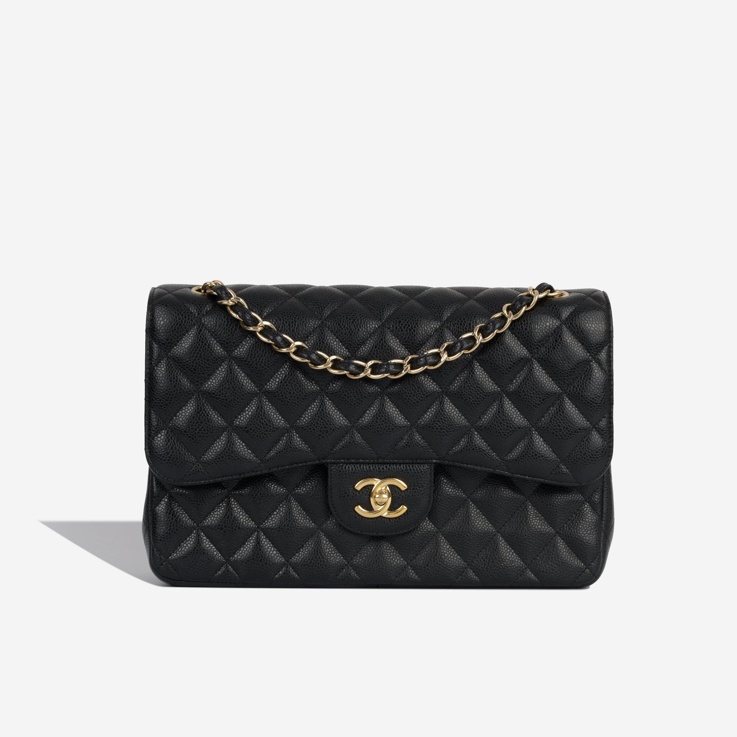 Chanel Classic Flap Caviar Black Shoulder Bag Style 13