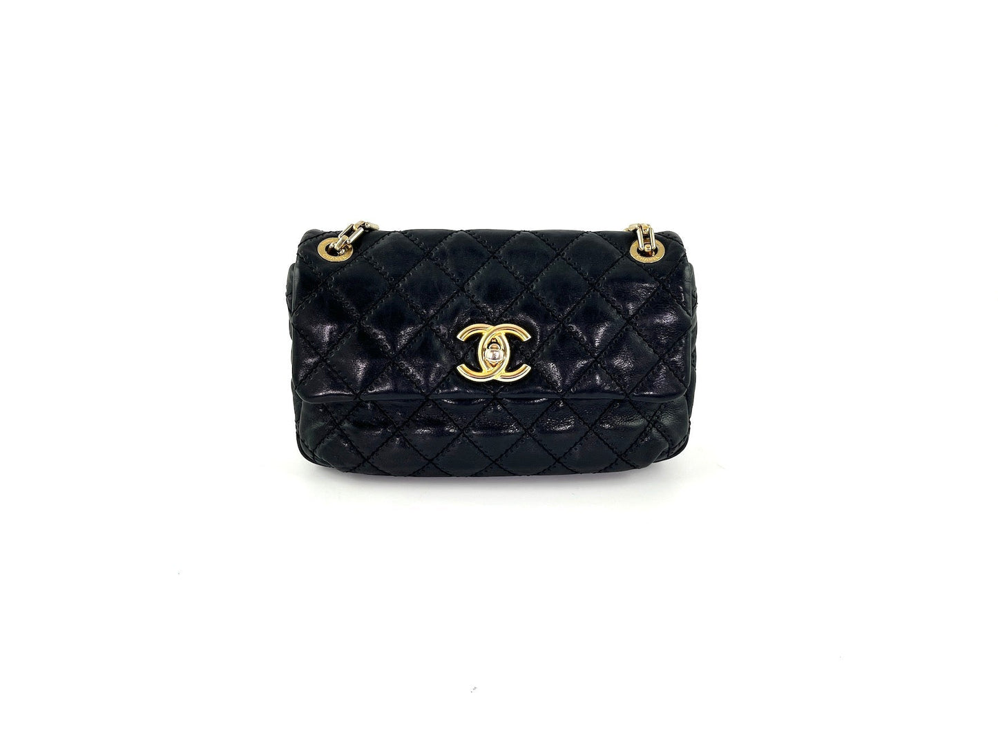 Chanel Black Classic Ultimate Stitch Retro Flap Bag - Rovelle Bags