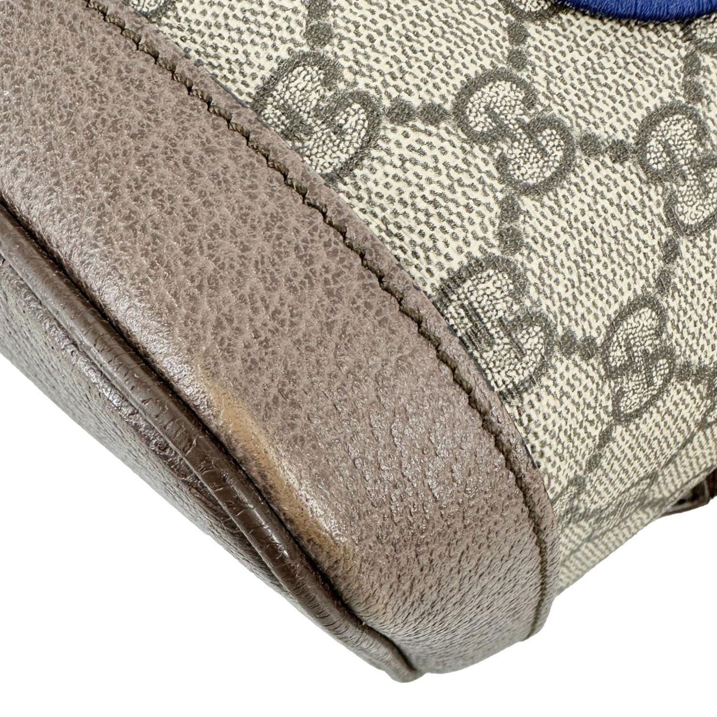 GUCCI x Disney Ophidia Dome Web GG Supreme Three Little Pigs Canvas Backpack Beige
