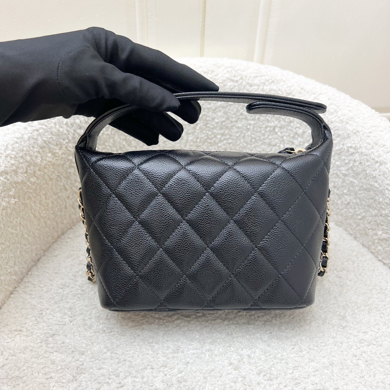 Chanel Classic Quilted Hobo Clutch on Shoulder Bag - Rovelle Bags