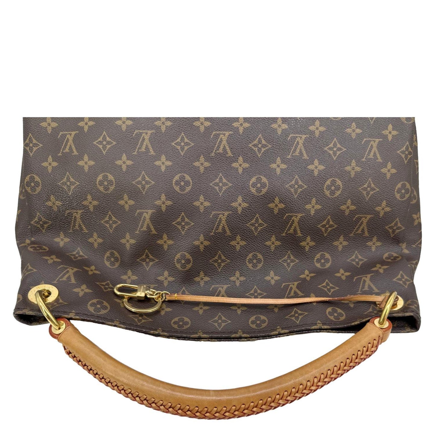 LOUIS VUITTON Artsy MM Monogram Canvas Hobo Shoulder Bag Brown