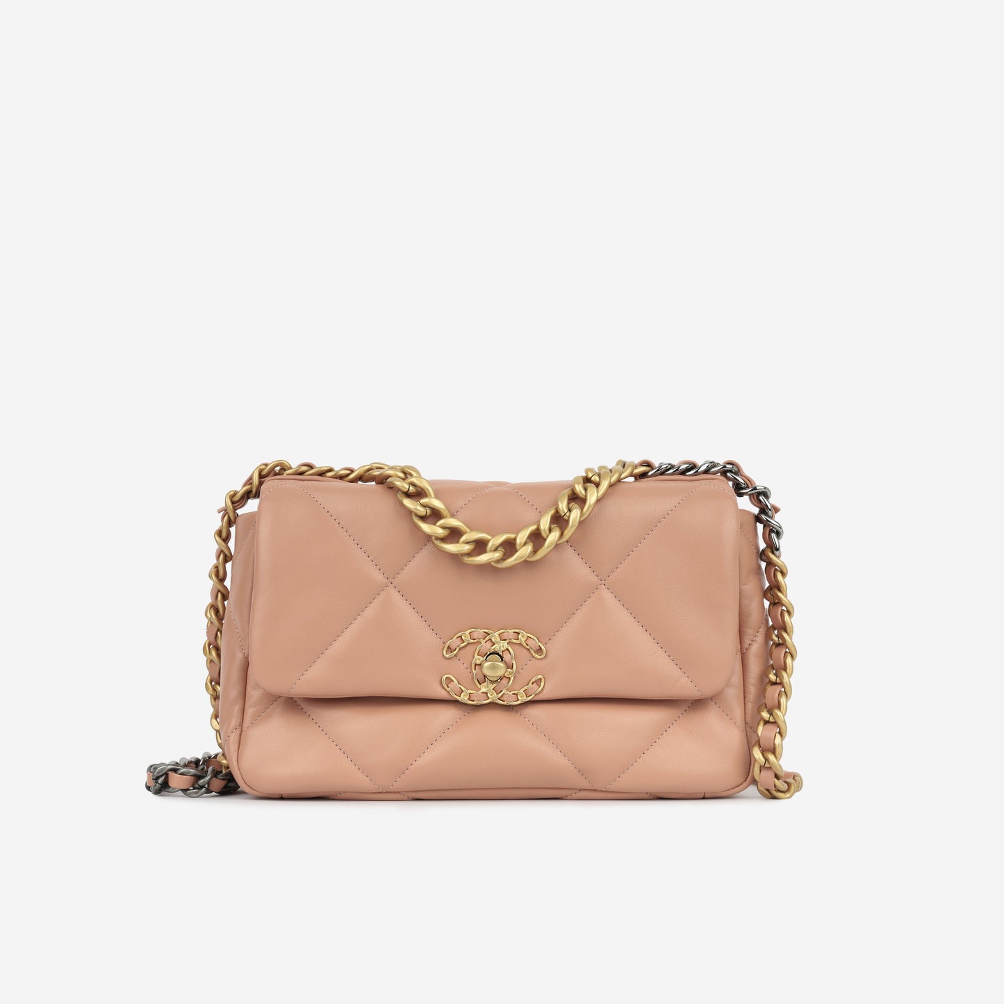 Chanel Chanel 19 Lambskin Black Shoulder Bag Style 29