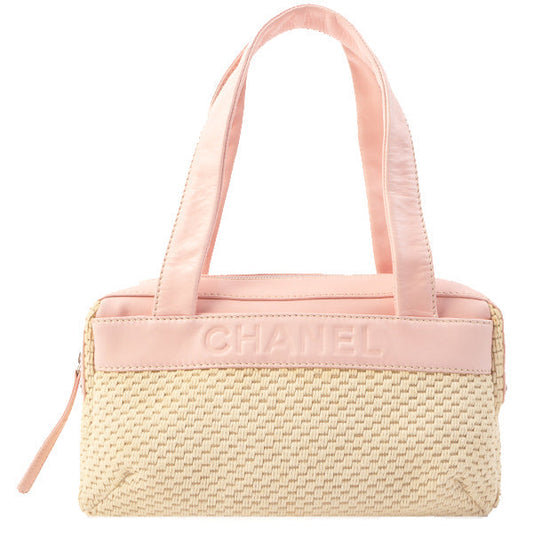Chanel Around 2005 Made Cotton Leather Handbag - Rovelle Bags
