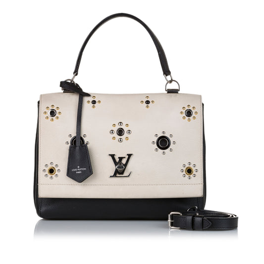 Louis Vuitton Mechanical Flowers LockMe II Studded Bicolor Leather