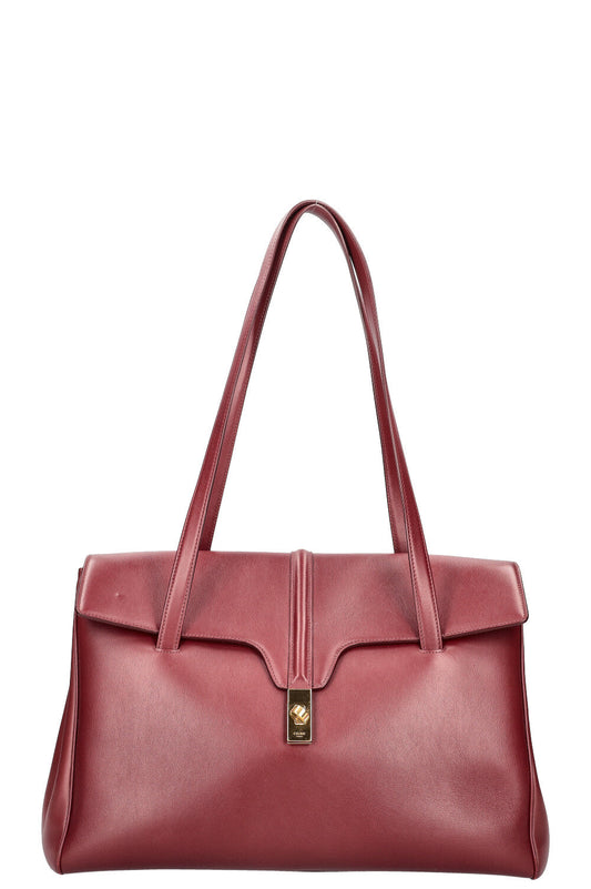 CELINE Soft Bag Large Bordeaux