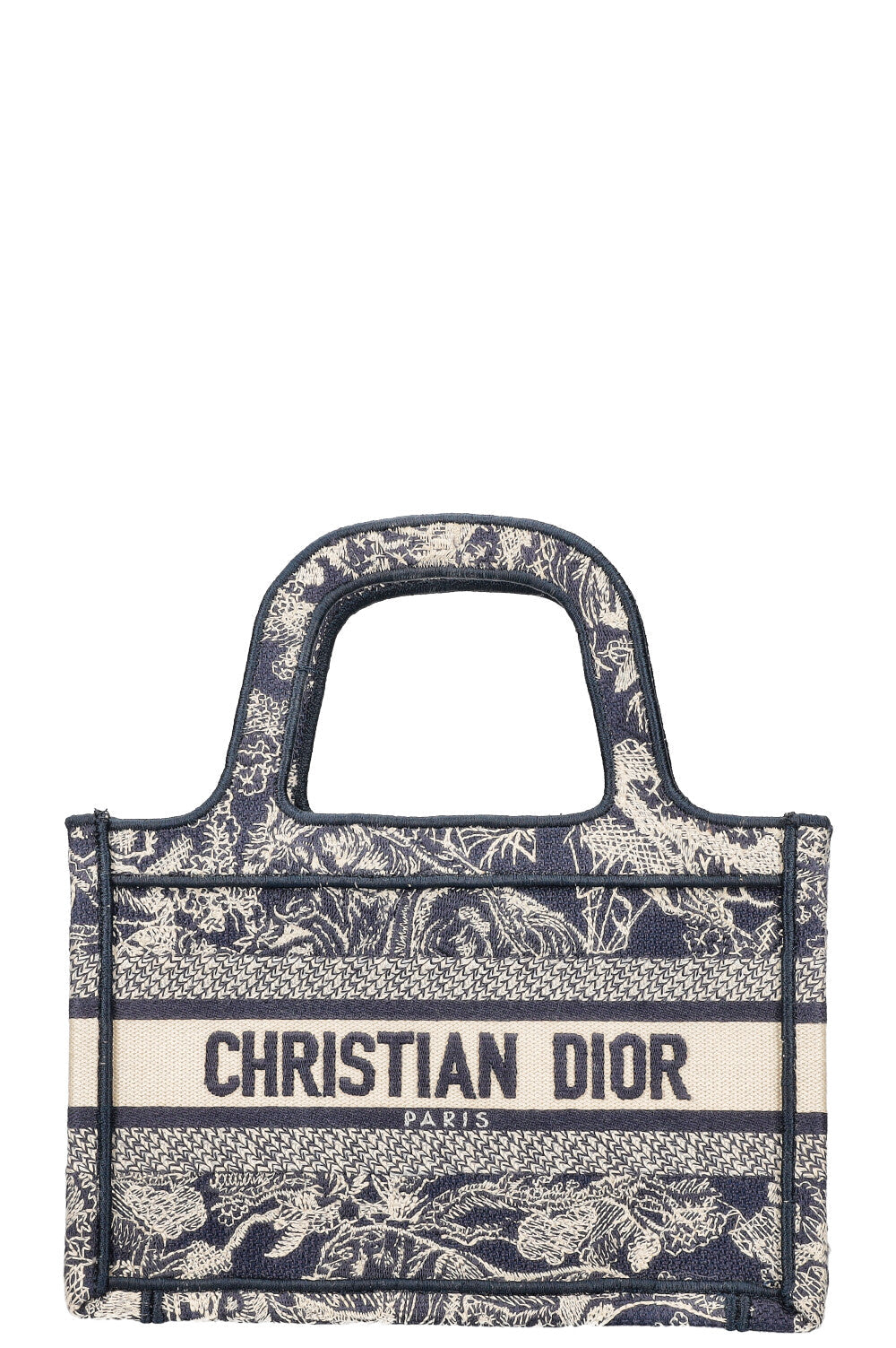 Dior Book Tote Mini Canvas Tote