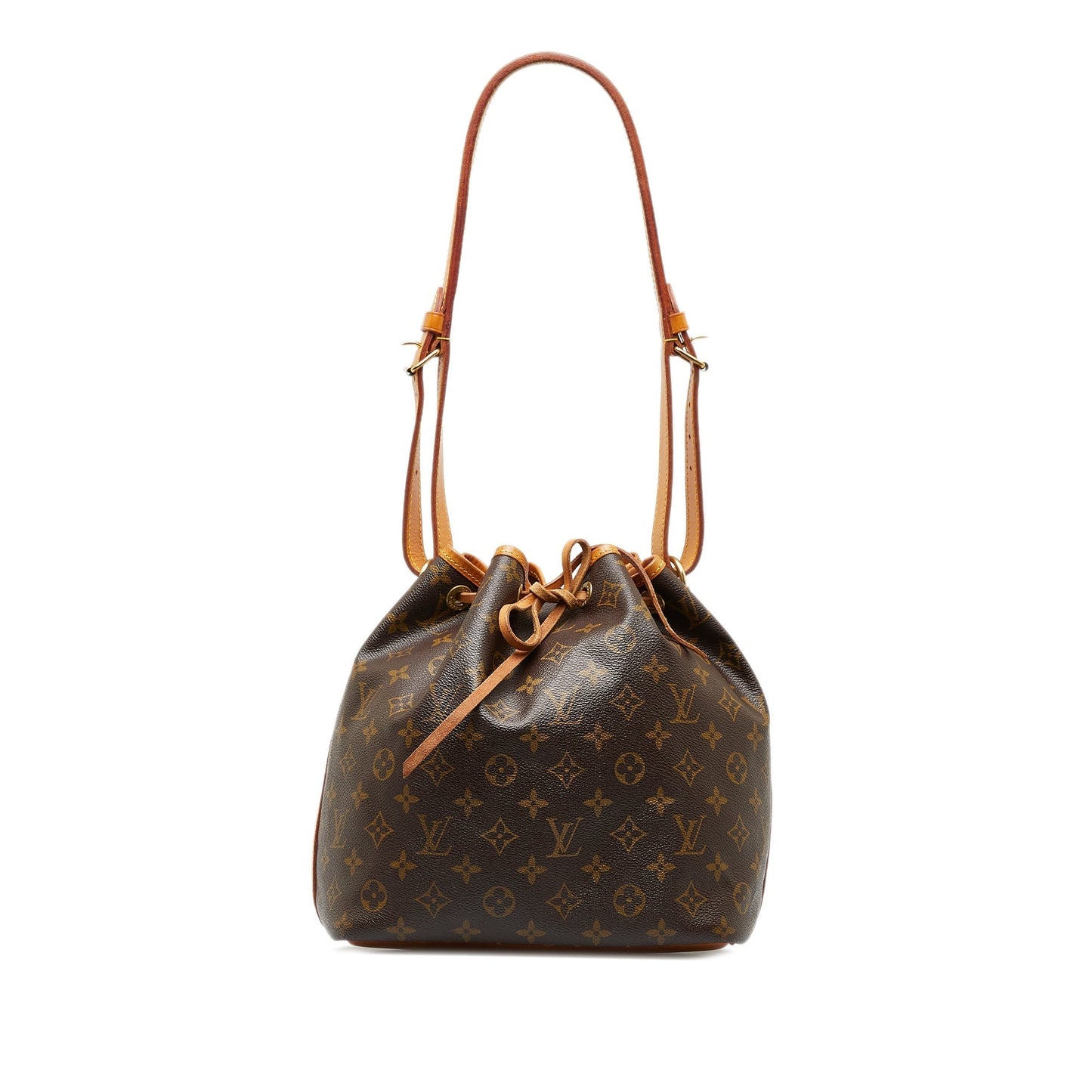 LOUIS VUITTON Monogram Petit Noe Bucket Bag