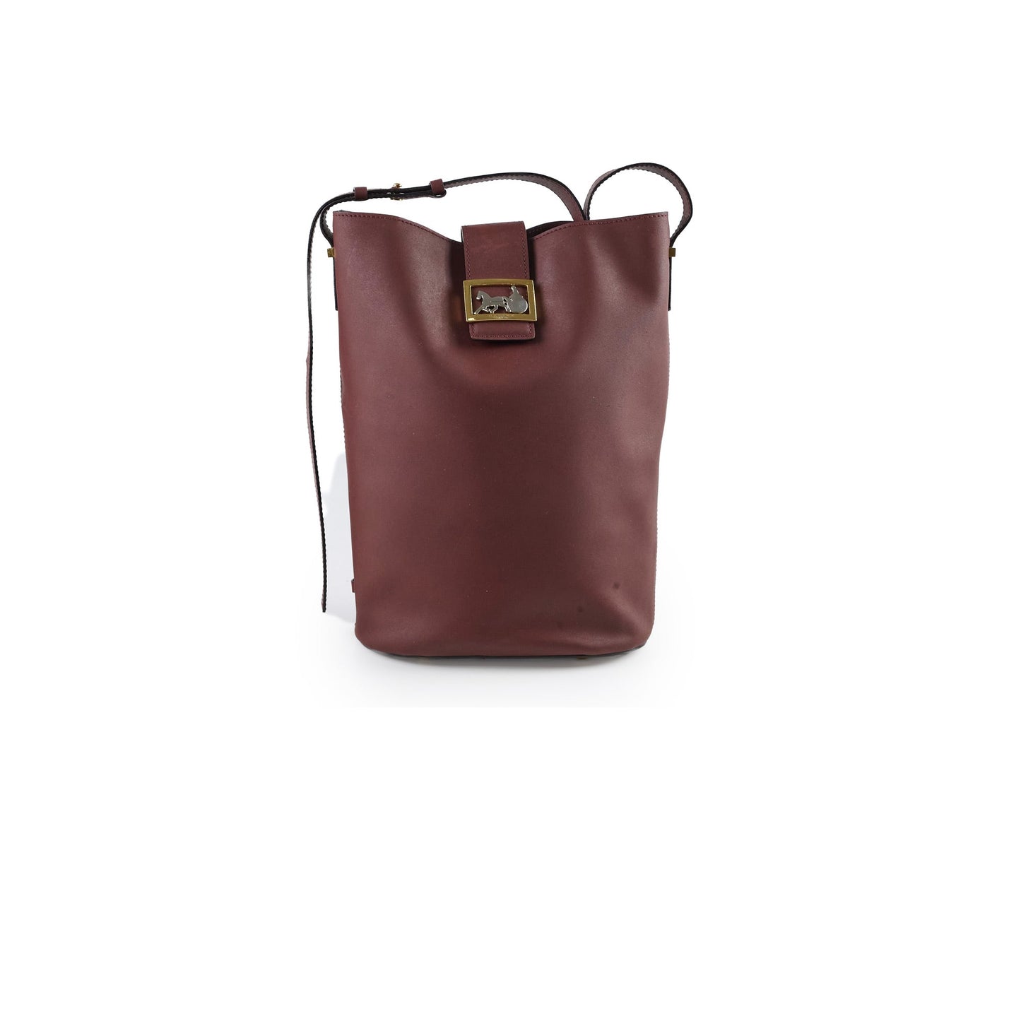 Luxury CELINE Bucket Bag Burgundy