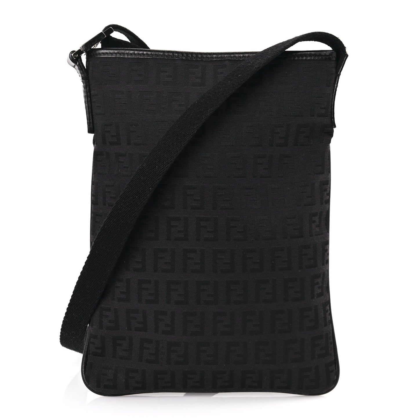 Fendi Zucchino Crossbody Black