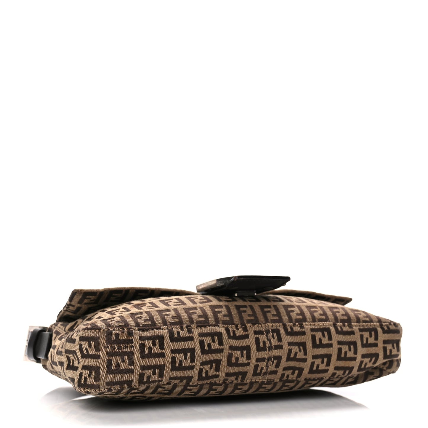 Fendi Zucchino Baguette Toro Mogano Panna