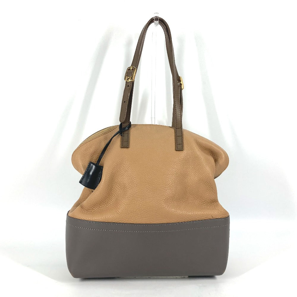 FENDI Shoulder Bag 8MN232 leather beige By color Celeria Women