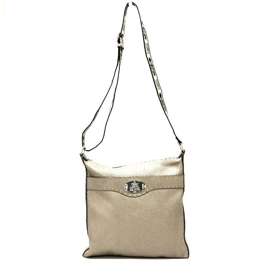 FENDI Shoulder Bag leather Metallic color Celeria Women