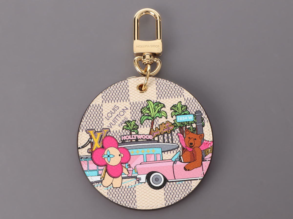 Louis Vuitton Damier Azur 2021 Christmas Animation Hollywood Bag Charm