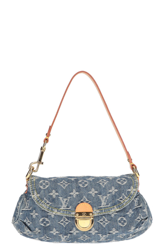 LOUIS VUITTON Mini Pleaty Bag MNG Denim