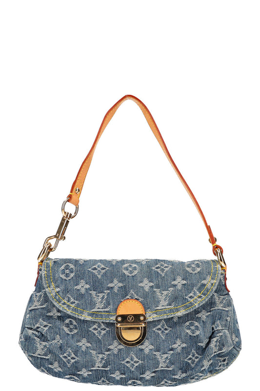 LOUIS VUITTON Mini Pleaty Bag Denim