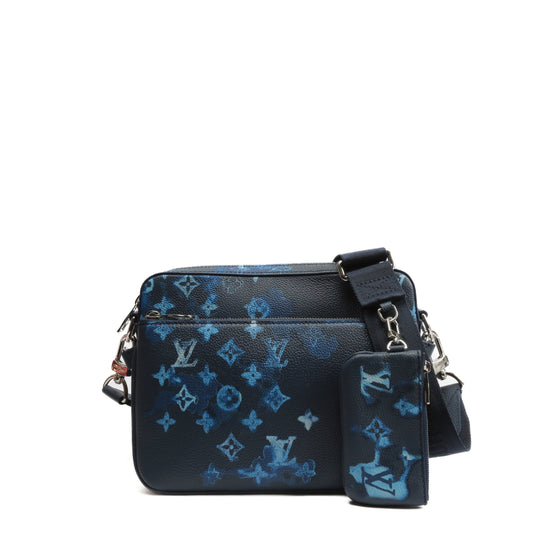 LOUIS VUITTON Monogram Ink Watercolor Trio Messenger Bag