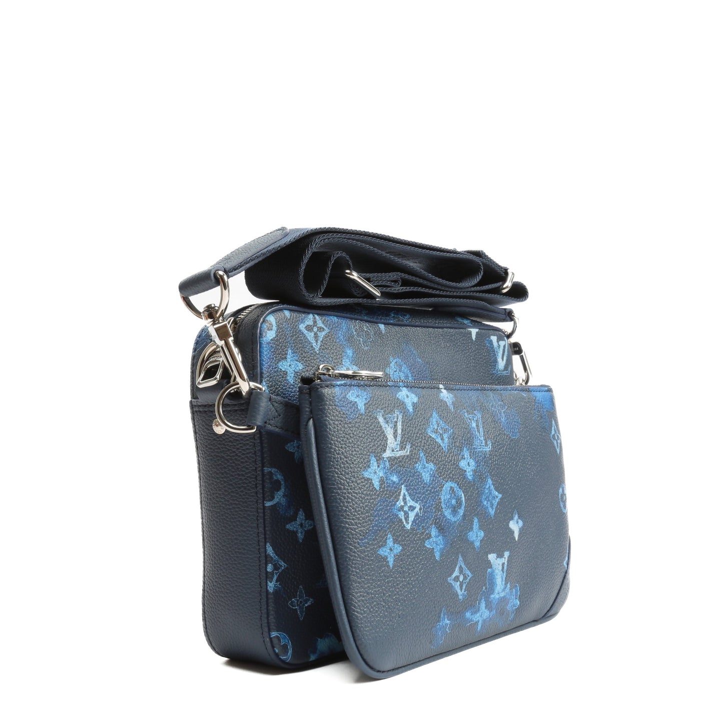 LOUIS VUITTON Monogram Ink Watercolor Trio Messenger Bag