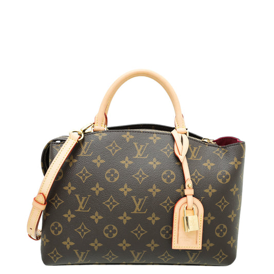 Louis Vuitton Monogram Petit Palais Tote Bag W/ SHA Initials