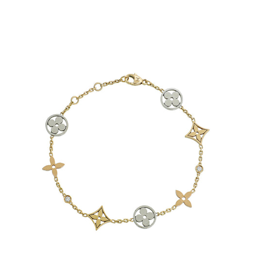 Louis Vuitton 18K Tricolor Idylle Blossom Bracelet