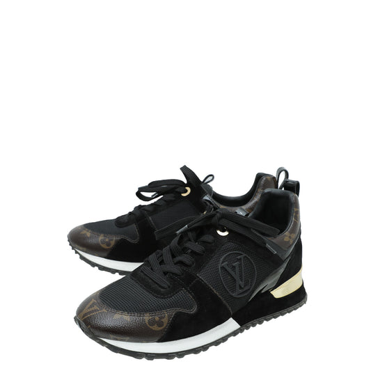Louis Vuitton Monogram Black Run Away Sneaker