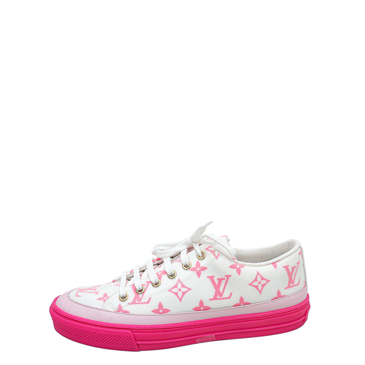 Louis Vuitton Bicolor Monogram Stellar Line Technical Fabric Sneaker 38