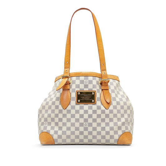 Louis Vuitton Damier Azur Hampstead MM (SHG-uzHKGf)