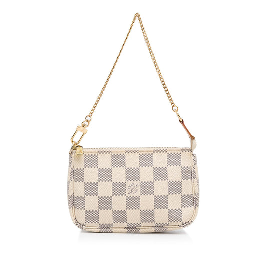 Louis Vuitton Damier Azur Mini Pochette Accessoires (SHG-Pdui6G)