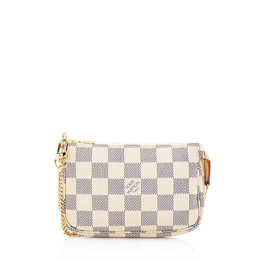 Louis Vuitton Damier Azur Mini Pochette Accessoires (SHF-16530)