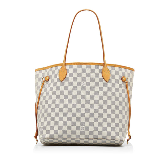 Louis Vuitton Damier Azur Neverfull MM (SHG-u11cM1)