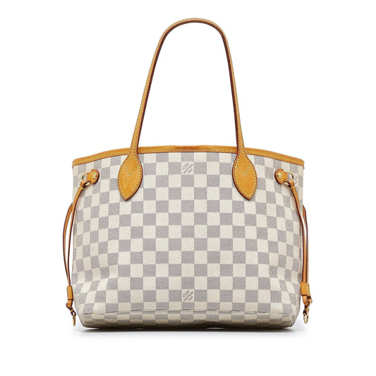 Louis Vuitton Damier Azur Neverfull PM (SHG-PzC0fy)