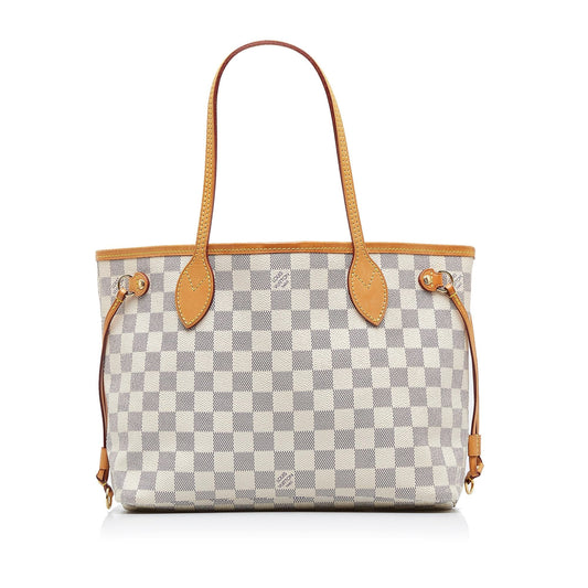 Louis Vuitton Damier Azur Neverfull PM (SHG-oQxg66)