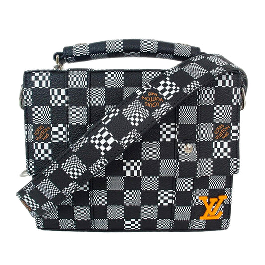 Louis Vuitton Damier Distorted Flap Soft Trunk (SHG-FZG6ZF)