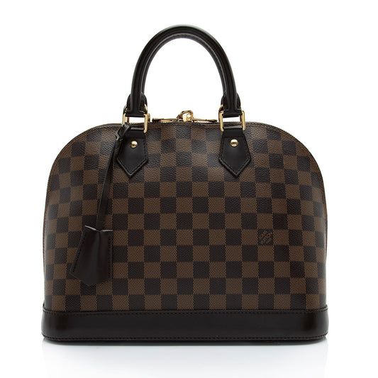 Louis Vuitton Damier Ebene Alma PM Satchel (SHF-e3xg0t)
