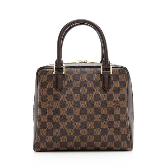 Louis Vuitton Damier Ebene Brera Satchel (SHF-20541)
