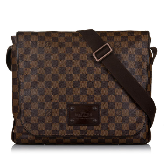 Louis Vuitton Damier Ebene Brooklyn MM (SHG-33194)