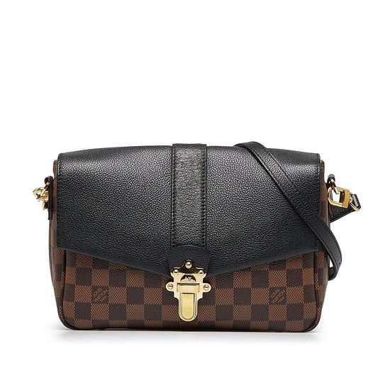 Louis Vuitton Damier Ebene Clapton PM (SHG-hIs3xQ)