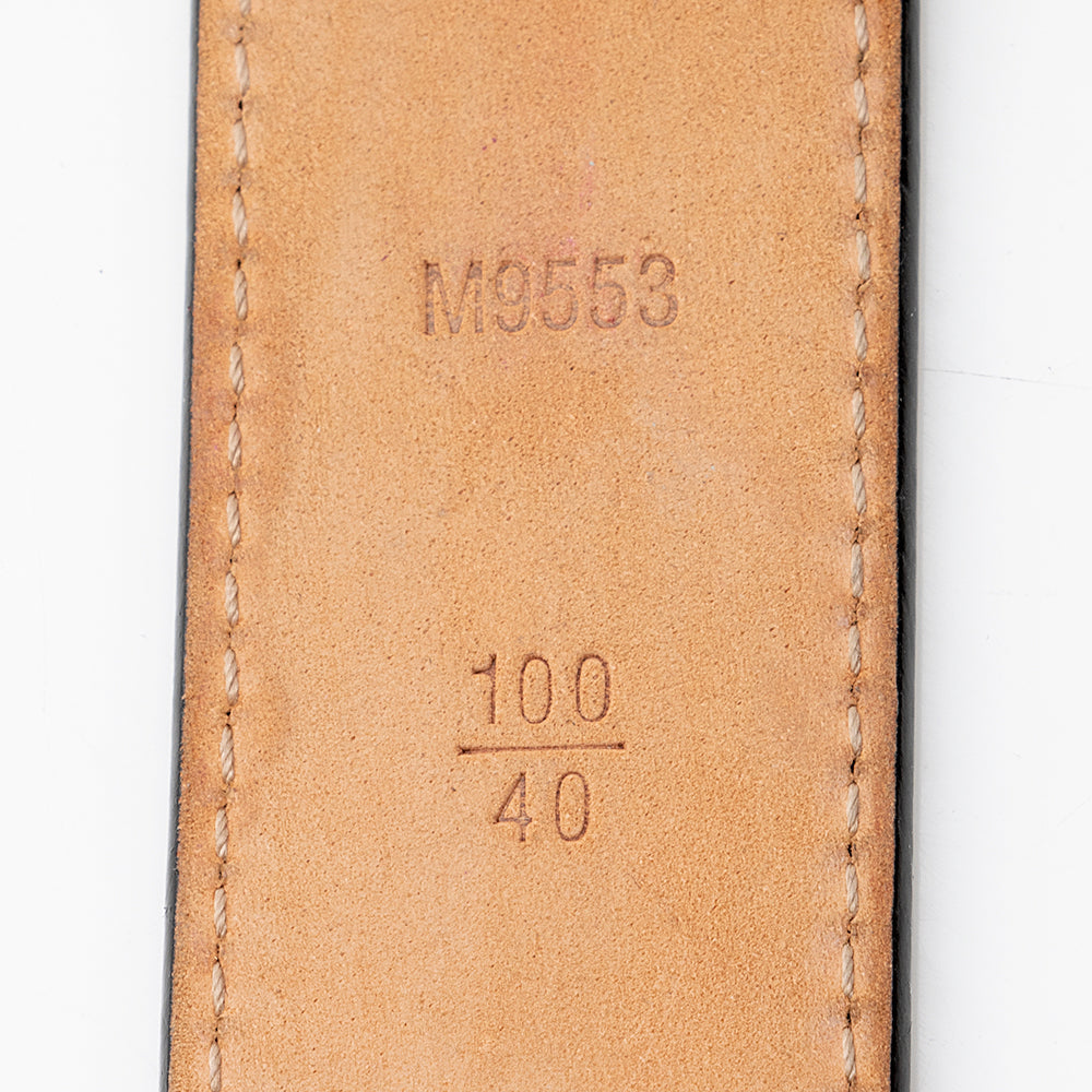 Louis Vuitton Epi Leather LV Initiales Belt - Size 40 / 100 (SHF-20835)