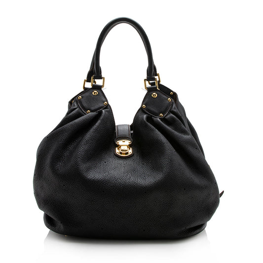 Louis Vuitton Mahina Leather L Hobo (SHF-13020)