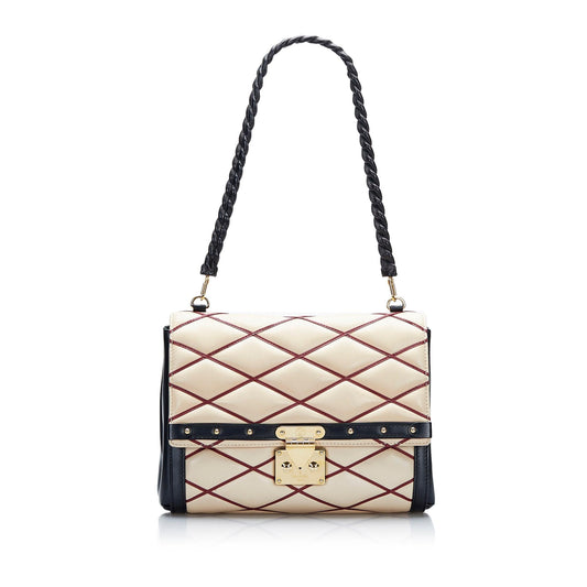Louis Vuitton Malletage Pochette Flap Bag (SHG-hsxRNQ)