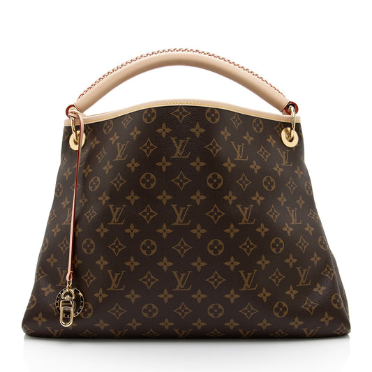 Louis Vuitton Monogram Canvas Artsy MM Shoulder Bag (SHF-pQrBmv)