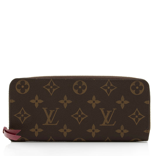 Louis Vuitton Monogram Canvas Clemence Wallet (SHF-FoLF5H)