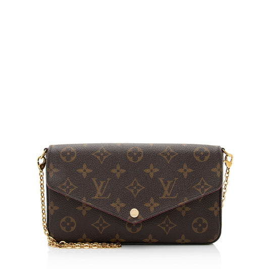 Louis Vuitton Monogram Canvas Felicie Pochette (SHF-fsle0j)