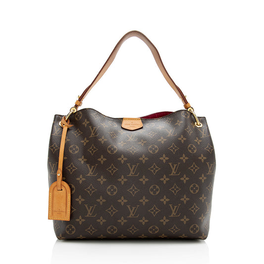 Louis Vuitton Monogram Canvas Graceful PM Hobo (SHF-20956)